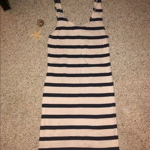 Tight Striped Bodycon Dress